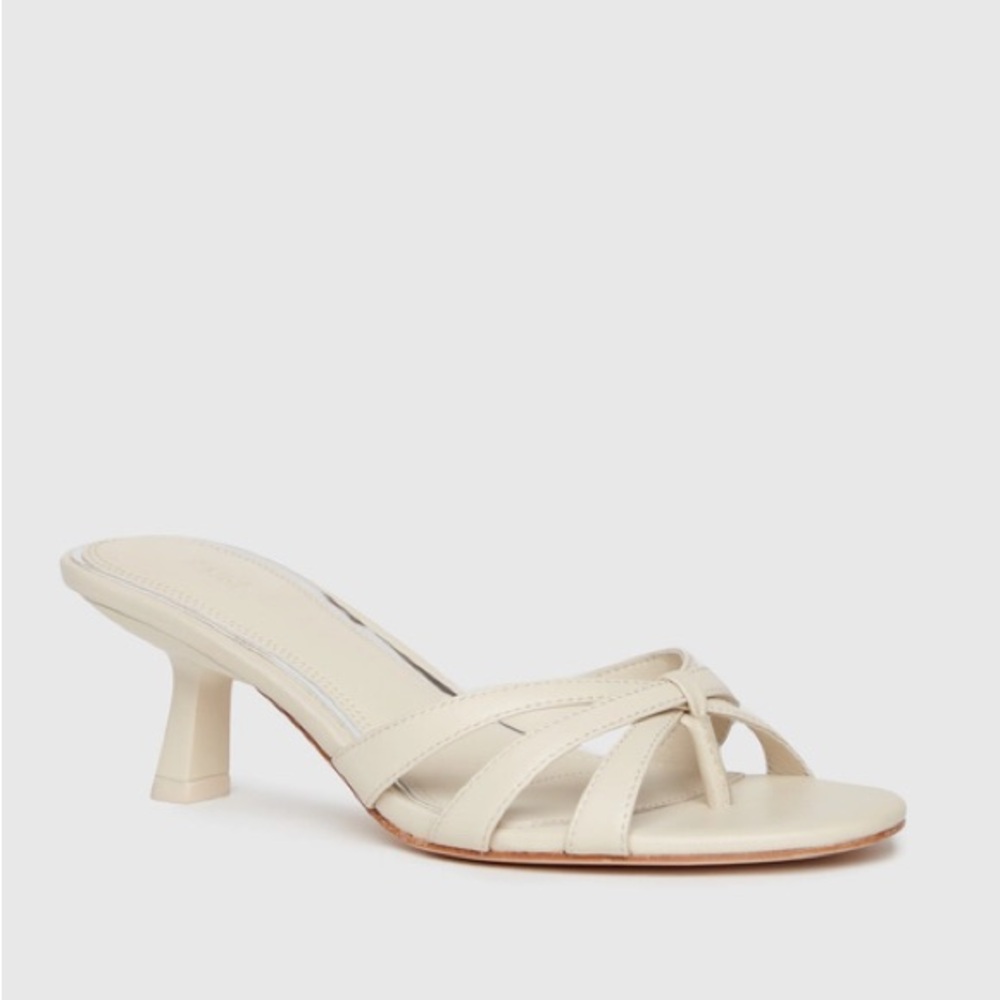 PAIGE Flora Sandal in Bone Leather